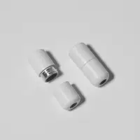 Фиксатор для шнурков, пара, d=8 мм, 1.8 см, белый