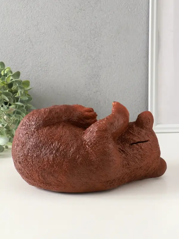 Копилка "Мишка лёжа" 15х28 см, цветной