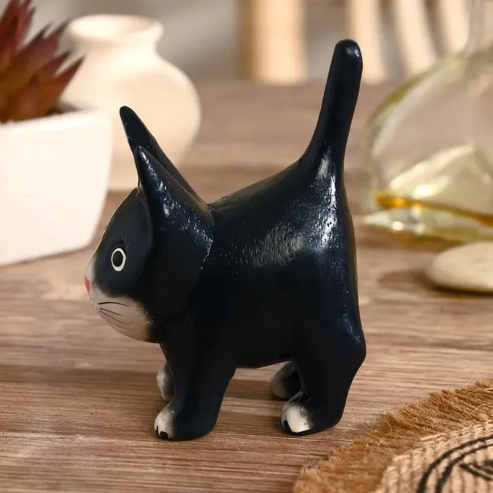 Сувенир дерево "Котик" 8х10х5 см