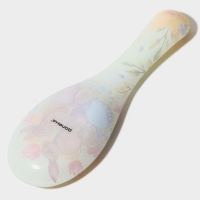 Подставка стеклянная под ложку Доляна &laquo;Акварель&raquo;, 23,5&times;8,3&times;1,5 см