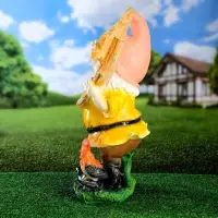 Садовая фигура из полистоуна &laquo;Гном с табличкой WELCOME с петухом&raquo;, 61&times;23&times;36 см, МИКС