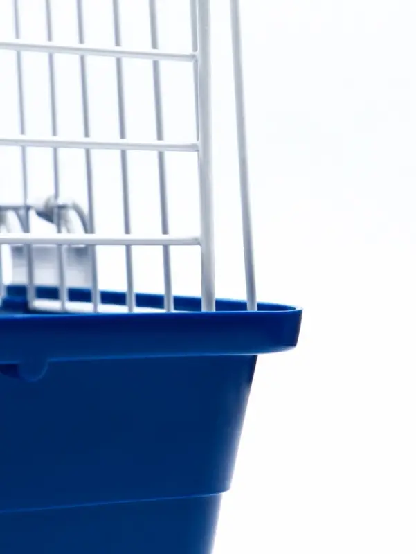 Клетка усиленная для кроликов, 60 х 36 х 32 см, синяя