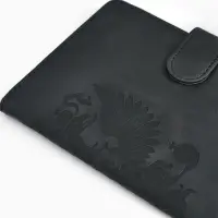 Обложка на паспорт с магнитным держателем &laquo;Герб&raquo;, искусственная кожа