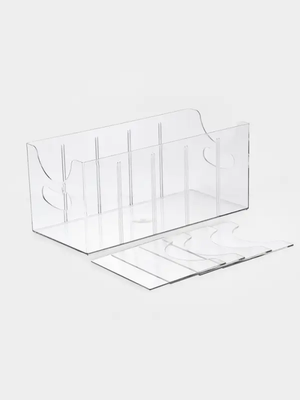 Органайзер для ремней 5 мест, 24*13*13 см, пластик, цвет прозрачный