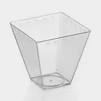 Форма пластиковая одноразовая для фуршета &laquo;Брюссель&raquo;, 150 мл, прозрачая