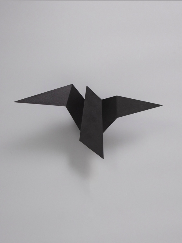 Светильник Crow 1х10Вт GU10 черный 35х18х10см