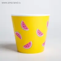 Набор кашпо для цветов 3 в 1 &laquo;Фрукты&raquo;, 0,8 л, 11 х 12 см