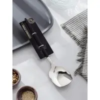 Лопатка из нержавеющей стали Magistro &laquo;Грэйс&raquo;, длина 26 см, цвет ручки чёрный, цвет головы серебряный