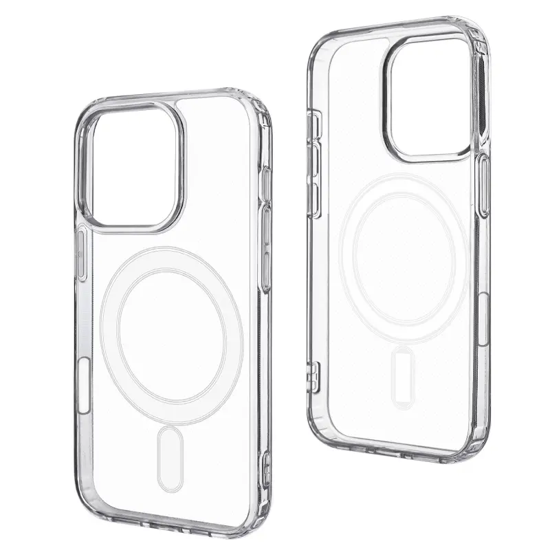 Чехол iPh 16 Pro Max (6.9) Clear Case (MagSafe) в пакетике