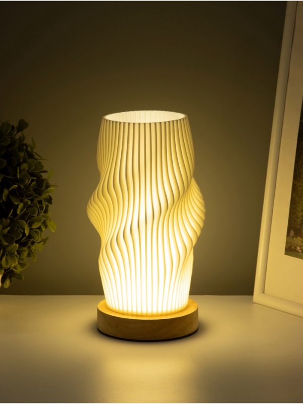 Светильник настольный "Волны" LED 3Вт USB диммер/провод 1,5м 11х11х20см