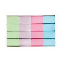 Ластик, термопластичная резина, 35&times;22&times;10 мм, пастельный, МИКС