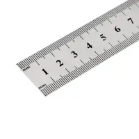 Линейка металлическая, 20 см