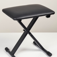Банкетка для пианино складная, сиденье 28 х 38 см, высота 39/43/46 см