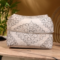 Корзинка плетеная "Бонтанг" бамбук 30х30х18,5 см, светлая