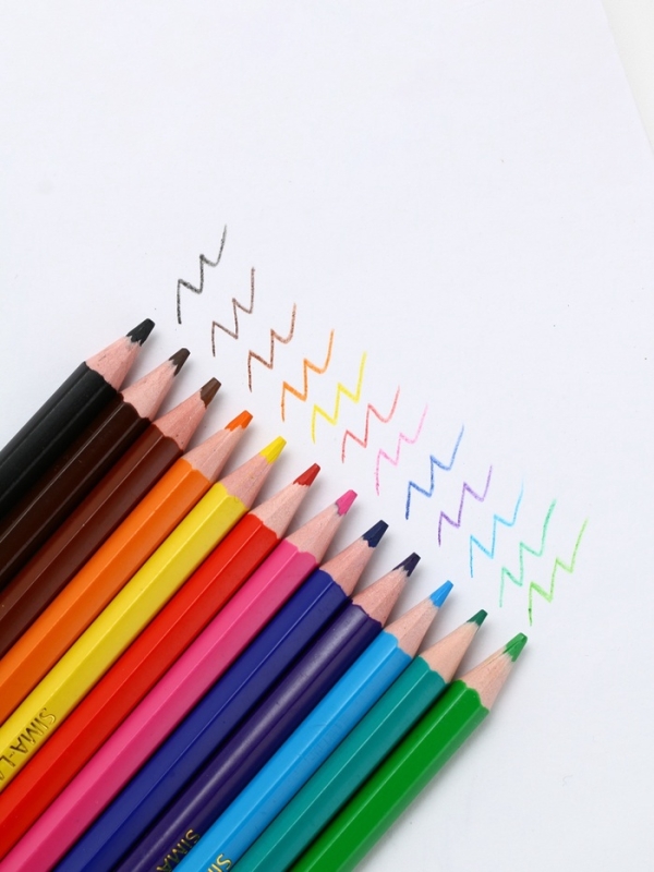 Цветные карандаши, пластик шестигранные 12цв мини ArtFox "Корги"