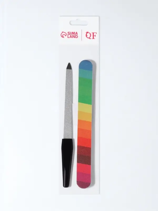 Набор маникюрный, 2 предмета, разноцветный