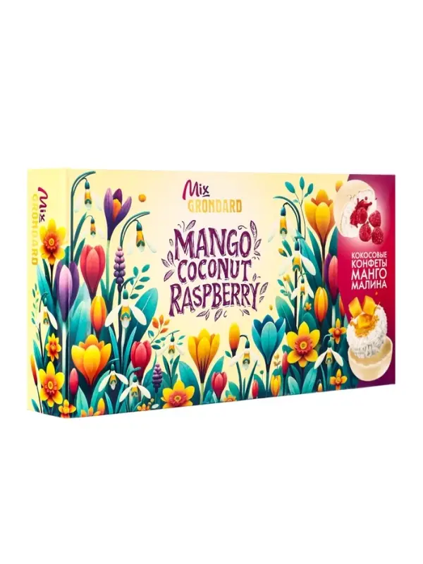 Конфеты глазированные &laquo;Манго, малина, кокос&raquo;, 126 г
