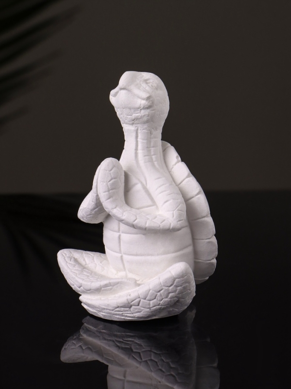 Фигура "Черепаха в  позе лотоса" 8х6 см, натуральный