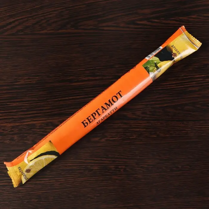 Благовония "Агарбатти Бергамот", 8 палочек в мягкой упаковке