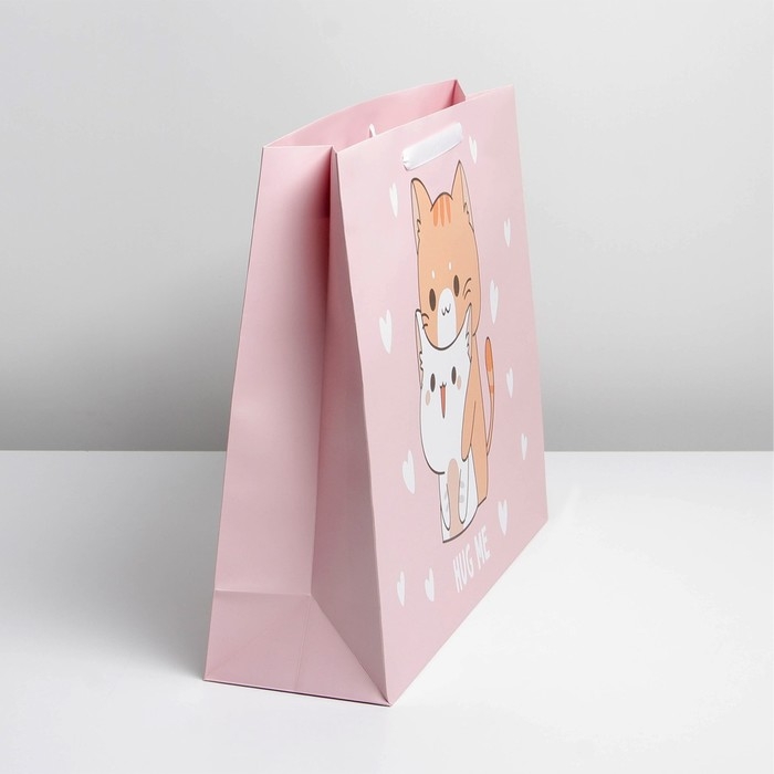 Пакет подарочный ламинированный, упаковка, &laquo;Вместе&raquo;, L 40 х 31 х 11,5 см