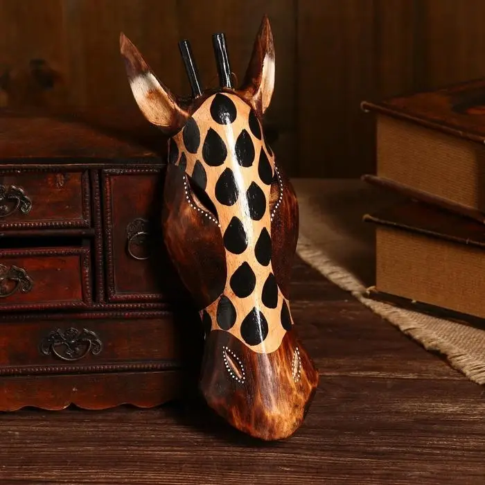 Маска дерево "Жираф" 30х11х4,5 см