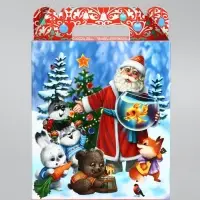 Подарочная коробка новогодняя &laquo;Золотая рыбка&raquo; 14&times;6&times;21 см