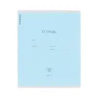 Тетрадь 12 листов в клетку ErichKrause &laquo;Классика&raquo;, обложка мелованный картон, голубая