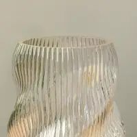 Ваза стекло настольная "Венди" 24,5х13х11 см, прозрачный