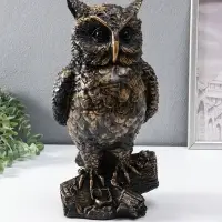 Копилка "Филин" 35 см, античный