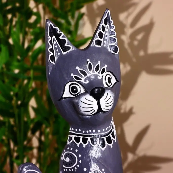 Сувенир "Кошка" албезия 50 см