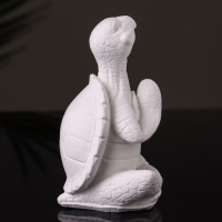 Фигура "Черепаха в  позе лотоса" 8х6 см, натуральный