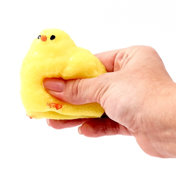 Сквиш антистресс - игрушка &laquo;Цыпа&raquo;, с пушистой посыпкой