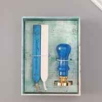 Сургучный набор "Ангел" печать, ручка, сургуч 12,5х10х3,6 см