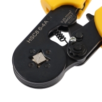 Пресс-клещи ТУНДРА, для опрессовки втулочных наконечников 0.25 - 10 мм2, 4-гран. обжим