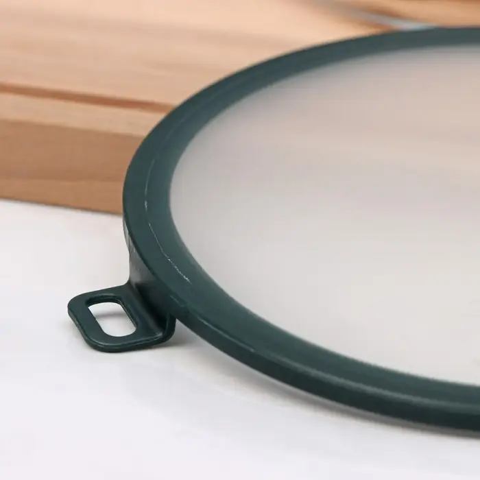 Вакуумная крышка для посуды Доляна, d=16 см, цвет зелёный