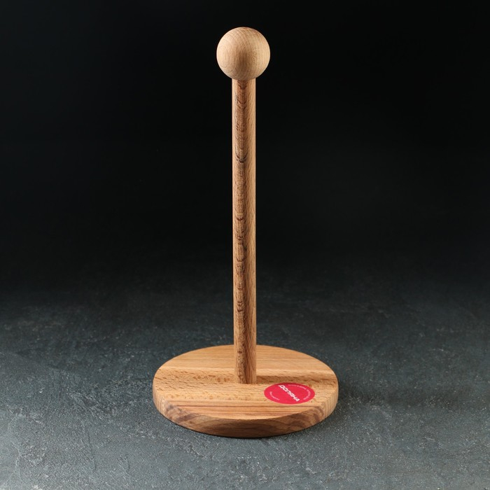 Держатель для кухонных бумажных полотенец, 13&times;25 см, бук, цвет и рисунок микс