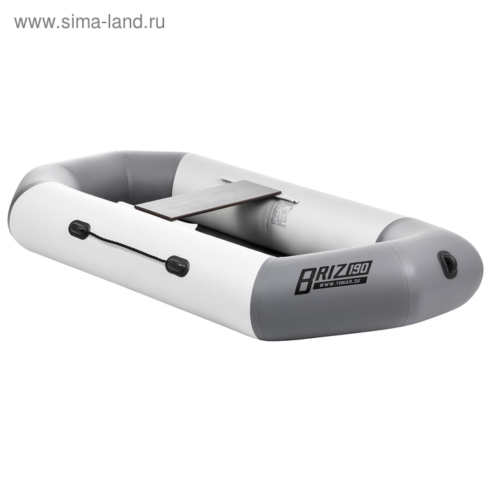 Лодка &laquo;Бриз&raquo; 190, с гребками, цвет белый/серый