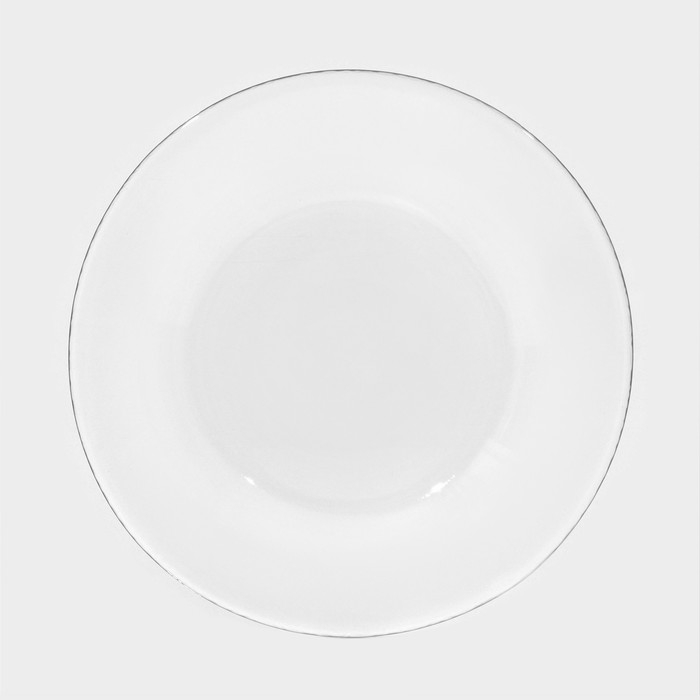 Тарелка стеклянная Invitation, d=19,5 см, цвет прозрачный