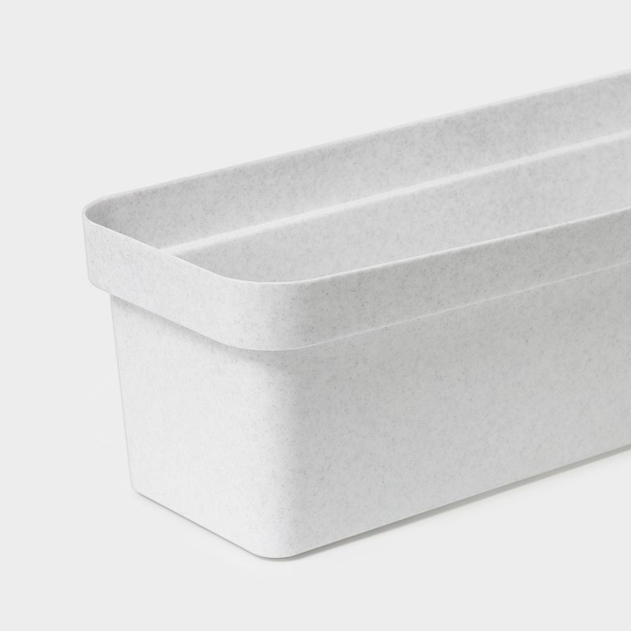 Ящик балконный для цветов &laquo;Эко&raquo;, 12 л, 60 см, цвет светлый гранит