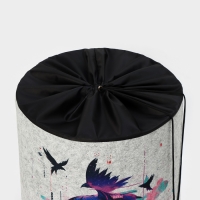 Органайзер для хранения &laquo;Аниме&raquo;, на завязках, 40&times;32&times;48 см, 42 л, серый