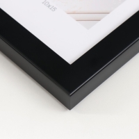 Фоторамка пластик "МИРАМ" 10х15 см, 641877-4, чёрный (пластиковый экран)