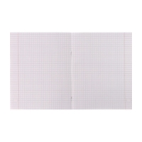 Тетрадь предметная Calligrata "Комикс Аниме", 48 листов в клетку Геометрия, со справочным материалом, обложка мелованный картон, УФ-лак (полный), блок офсет