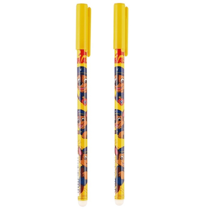 Ручка пиши стирай, 2 штуки, 4 стержня, Щенячий патруль