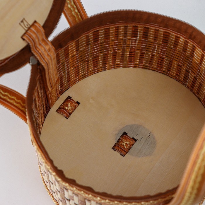 Корзина для хранения Доляна Nature, 16&times;16&times;13, бамбук