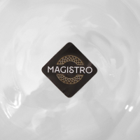 Кружка стеклянная с двойными стенками Magistro &laquo;Сердце&raquo;, 250 мл