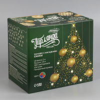 Гирлянда &laquo;Занавес&raquo; 2 &times; 1.5 м с насадками &laquo;Ёжики&raquo;, IP20, прозрачная нить, 360 LED, свечение мульти (RG/RB), мигание, 220 В