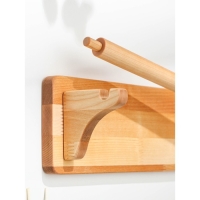 Держатель для бумажных полотенец настенный, береза, 30,5&times;11,5 см