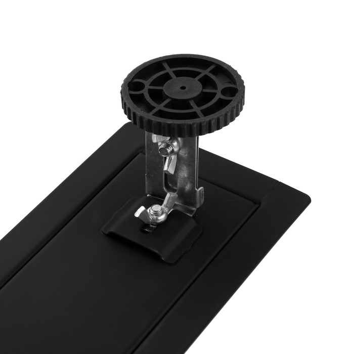 Трап ZEIN engr, c флaнцeм свободного вращ 360&deg;, 7*100 см, d=40/50 мм, нерж сталь, черный