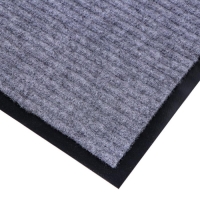 Коврик придверный влаговпитывающий, ребристый, &laquo;Стандарт&raquo;, 50&times;80 см, цвет серый
