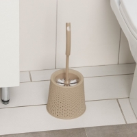 Ёршик для унитаза с подставкой Svip &laquo;Практик. Ротанг&raquo;, 14&times;14&times;40 см, цвет МИКС